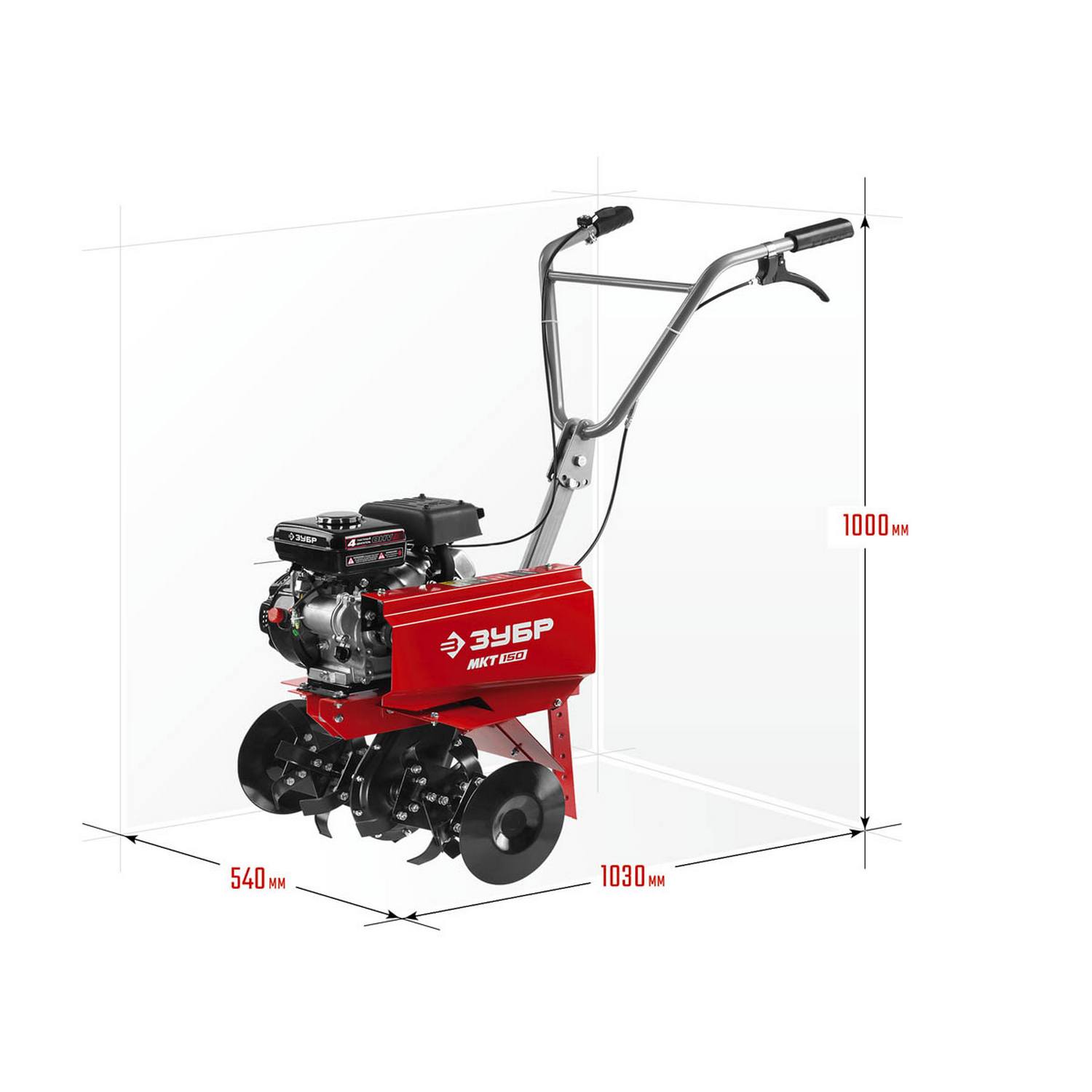 ЗУБР МКТ-150 культиватор бензиновый 94 см3 {МКТ-150}