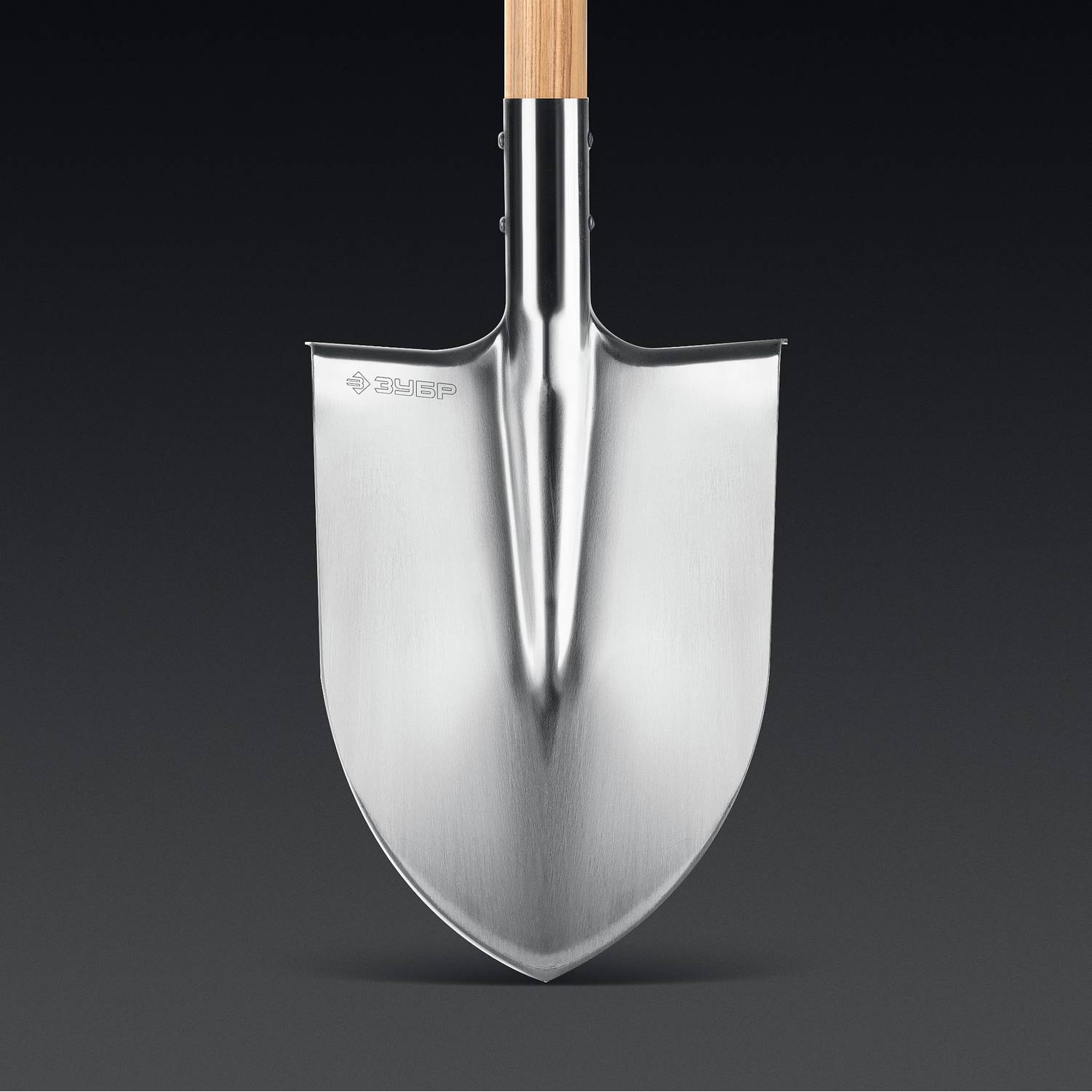 ЗУБР  Фаворит-НС, 290х205х1500мм, полотно 2мм, нержавеющая сталь, дерев. лакир. черенок высш. сорт, штыковая лопата, тип ЛКО, ПРОФЕССИОНАЛ {4-39401_z02}