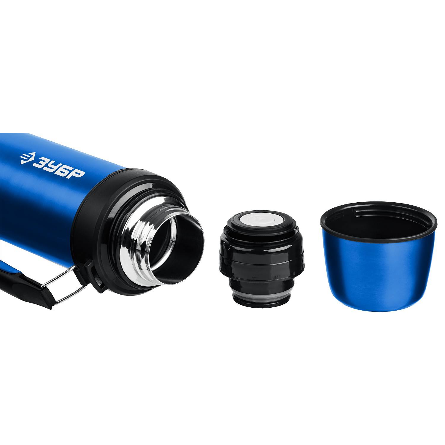 Термос ЗУБР "ЭКСПЕРТ" туристический, с ручкой, 1000мл {48160-1000}