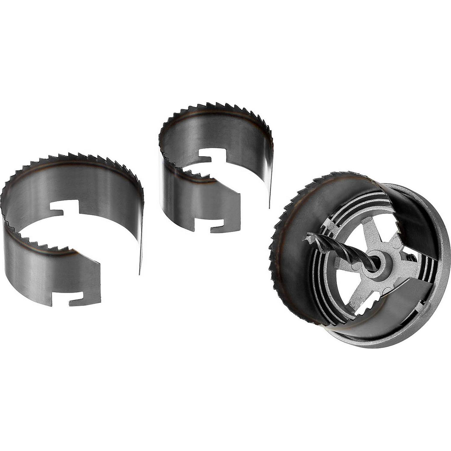 STAYER  3 шт, (60-67-74 х 32 мм), усиленная, наборная кольцевая пила по дереву, Professional (2957-074)