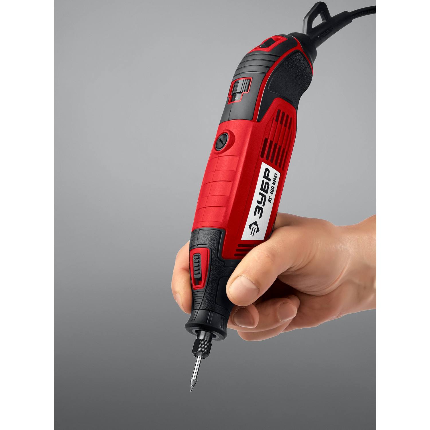 ЗУБР  245 предметов, 160 Вт, набор мини-насадок с гравером {ЗГ-160-H245}