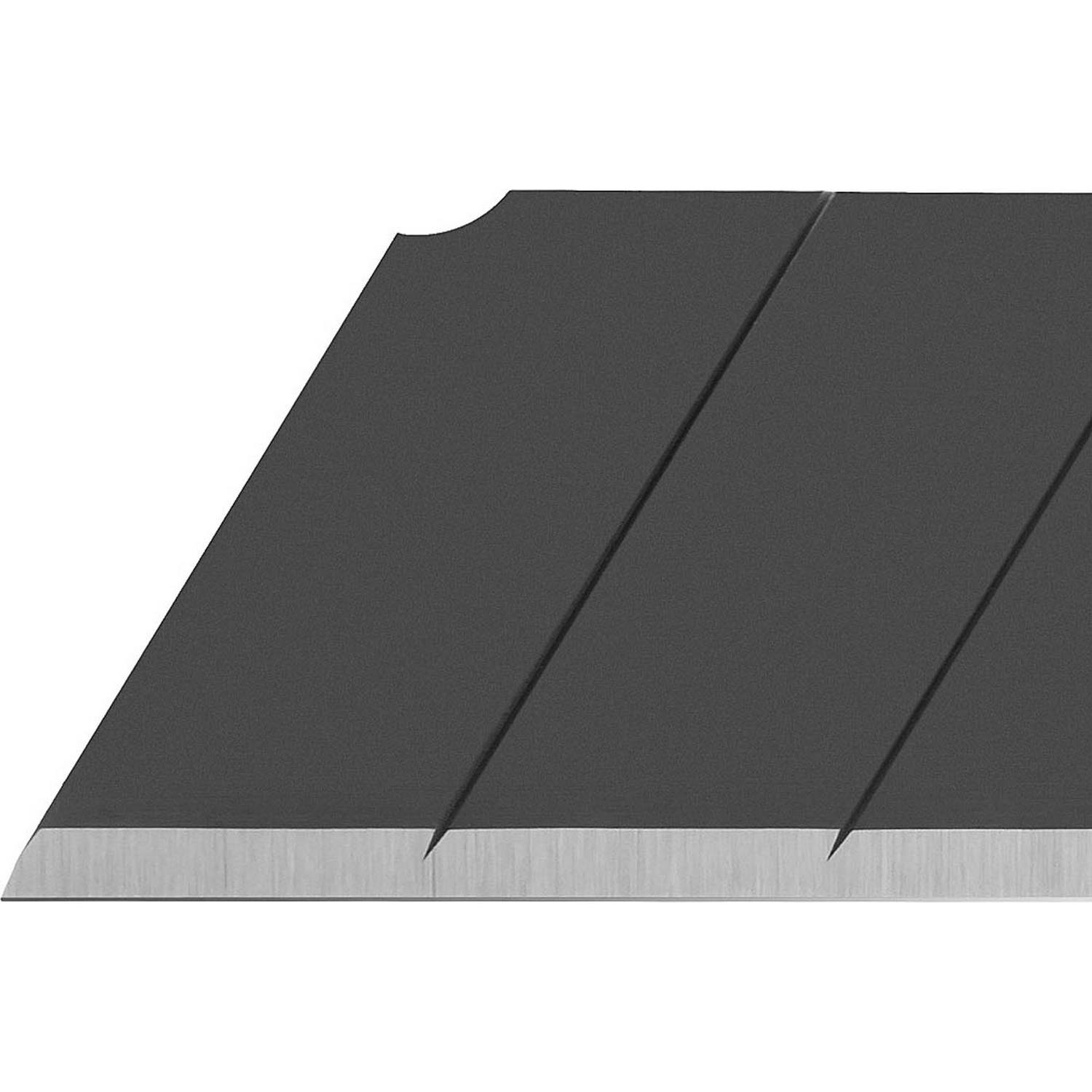 Лезвие OLFA "BLACK MAX" сегментированное, 5шт, 25х126х0,7мм {OL-HBB-5B}