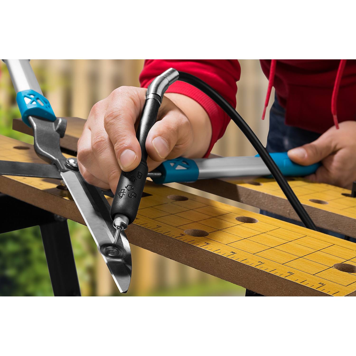 ЗУБР Гибкий вал с цанговым патроном, Д 1,6 - 3,2 мм, L - 1метр {35944}