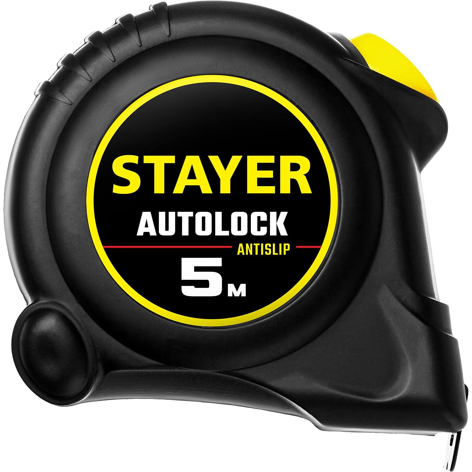 STAYER АutoLock 5м / 19мм рулетка с автостопом {2-34126-05-19_z02}