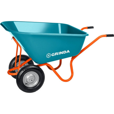 GRINDA  GP-1, кузов увеличенного объема 260 л, г/п 120 кг, ударопрочный пластик, тачка садовая PROLine (422401)