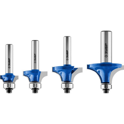 ЗУБР 4шт, набор профильных фрез по дереву {28795-H4-2}