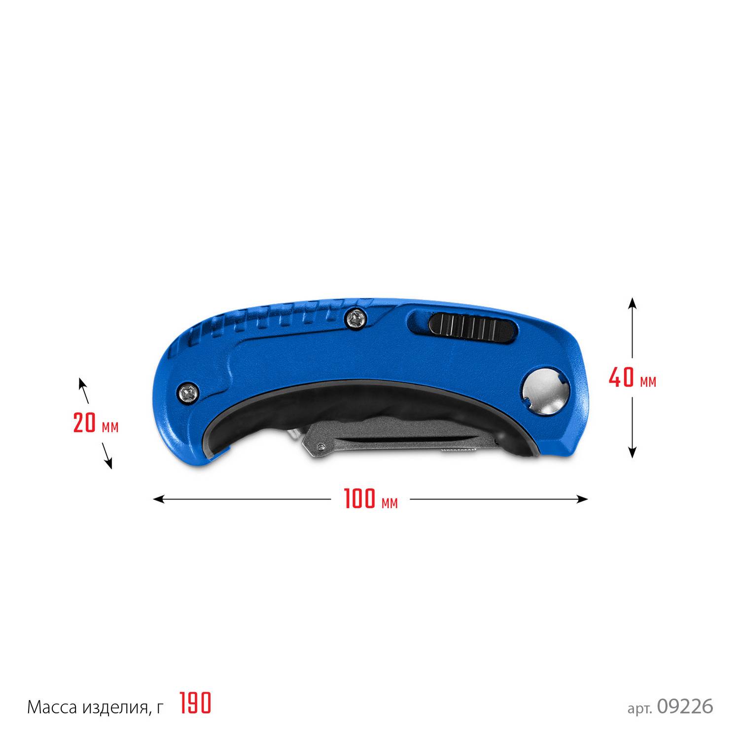 ЗУБР  Компакт-А24, универсальный складной нож с трапециевидным лезвием  (09226)