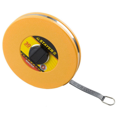 STAYER 30 м мерная лента с фиберглассовым полотном {3415-30_z01}
