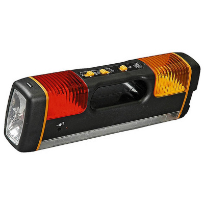 Фонарь СВЕТОЗАР автомобильный, 4-в-1: аварийный сигнал, поворот, фонарь, люминесцентная лампа {SV-56915}