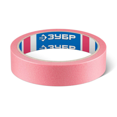 ЗУБР  №200 24 мм х 25 м, для деликатных и недавно окрашенных поверхностей, малярная лента, Профессионал  {12142-24}