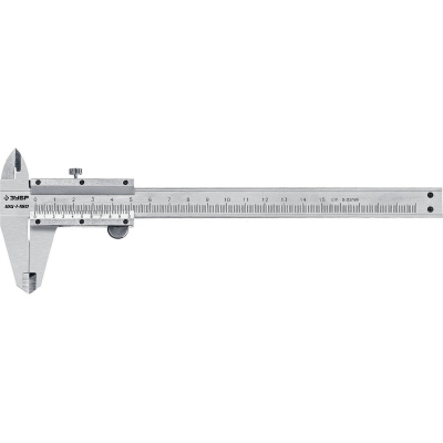 ЗУБР ШЦ-1-150 штангенциркуль стальной, 150 мм {34514-150}
