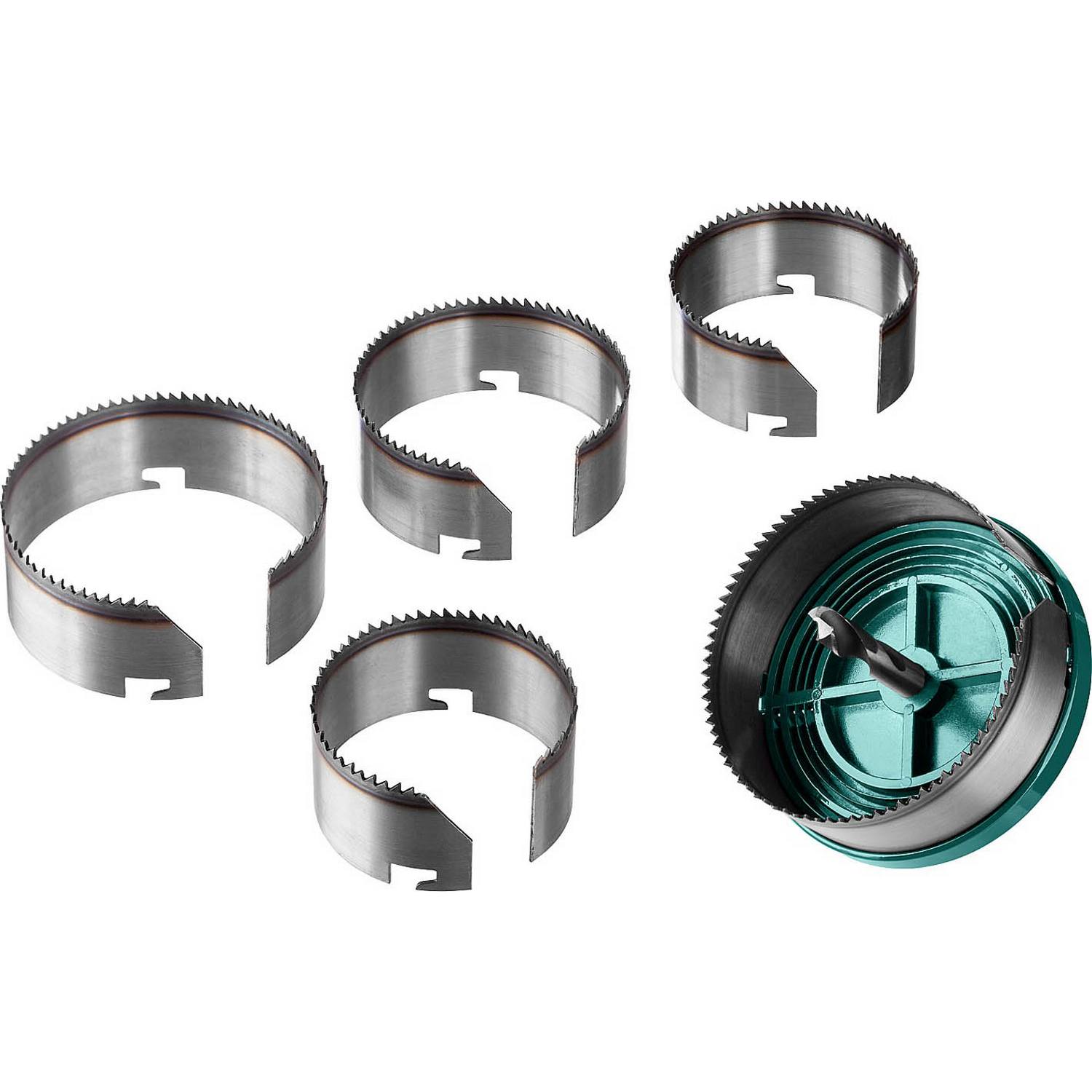 KRAFTOOL 5шт(68-100/32мм) пила сегментная наборная по дереву: 68-74-80-90-100x32 мм {29584-H5-32}