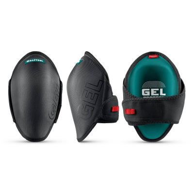 KRAFTOOL  STABIL эргономичные, гелевая вставка, воздухопроницаемые, для легко повреждаемых поверхностей, наколенники защитные {11516}