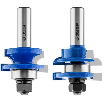 ЗУБР 41,3x23мм, хвостовик 12мм, Набор фрез рамочных №3 {28773-41.3-H2}