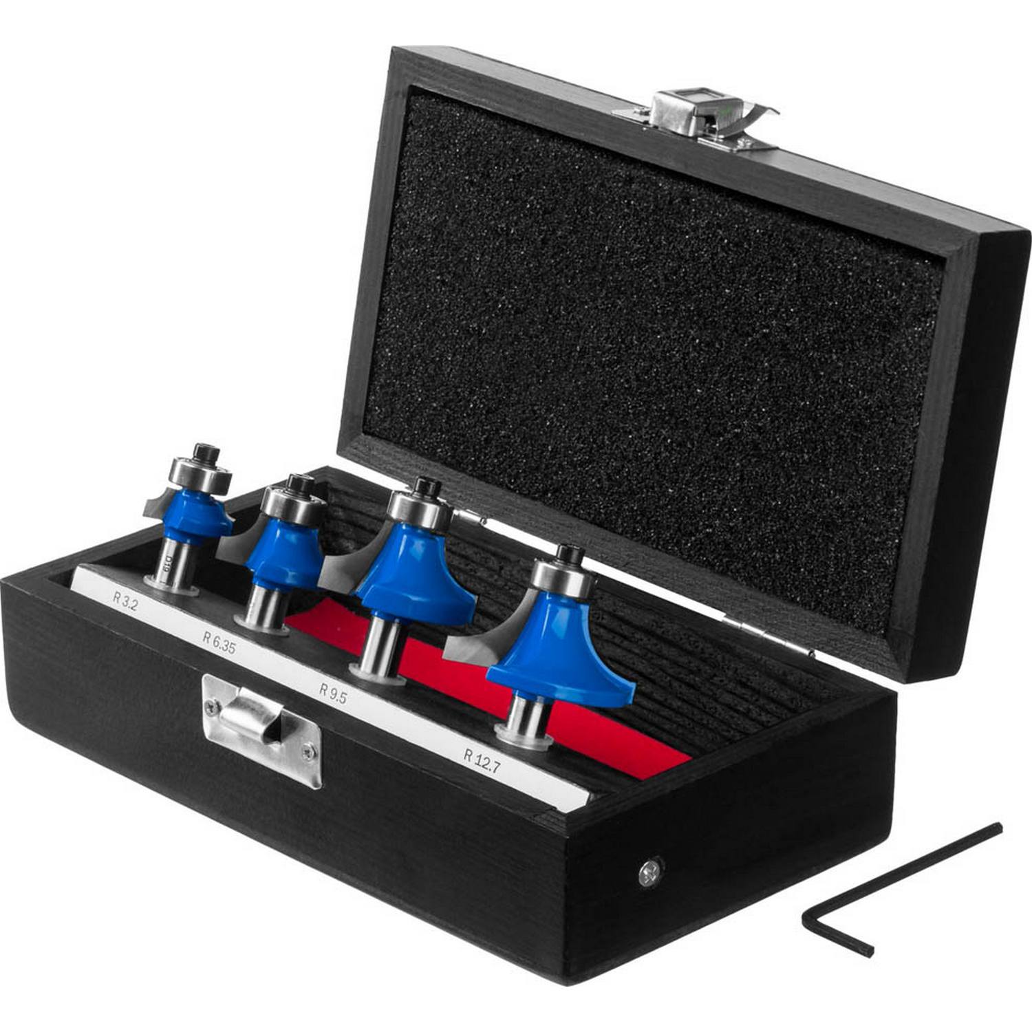 ЗУБР 4шт, набор профильных фрез по дереву {28795-H4-2}