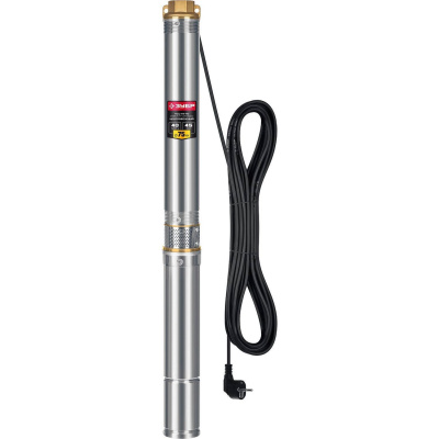 Скважинный насос центробежный ЗУБР, 40 м напор {НСЦ-75-40}