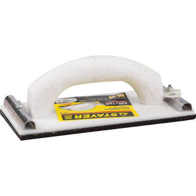 Терка STAYER для шлифования с металлическим фиксатором, 105x230мм {3569-10}