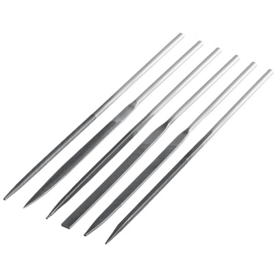 ЗУБР  6 шт, 140 мм, набор надфилей в чехле  {1605-H6}