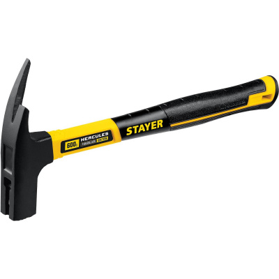 Молоток кровельщика с фиберглассовой рукояткой STAYER Hercules 600 г {20201_z01}
