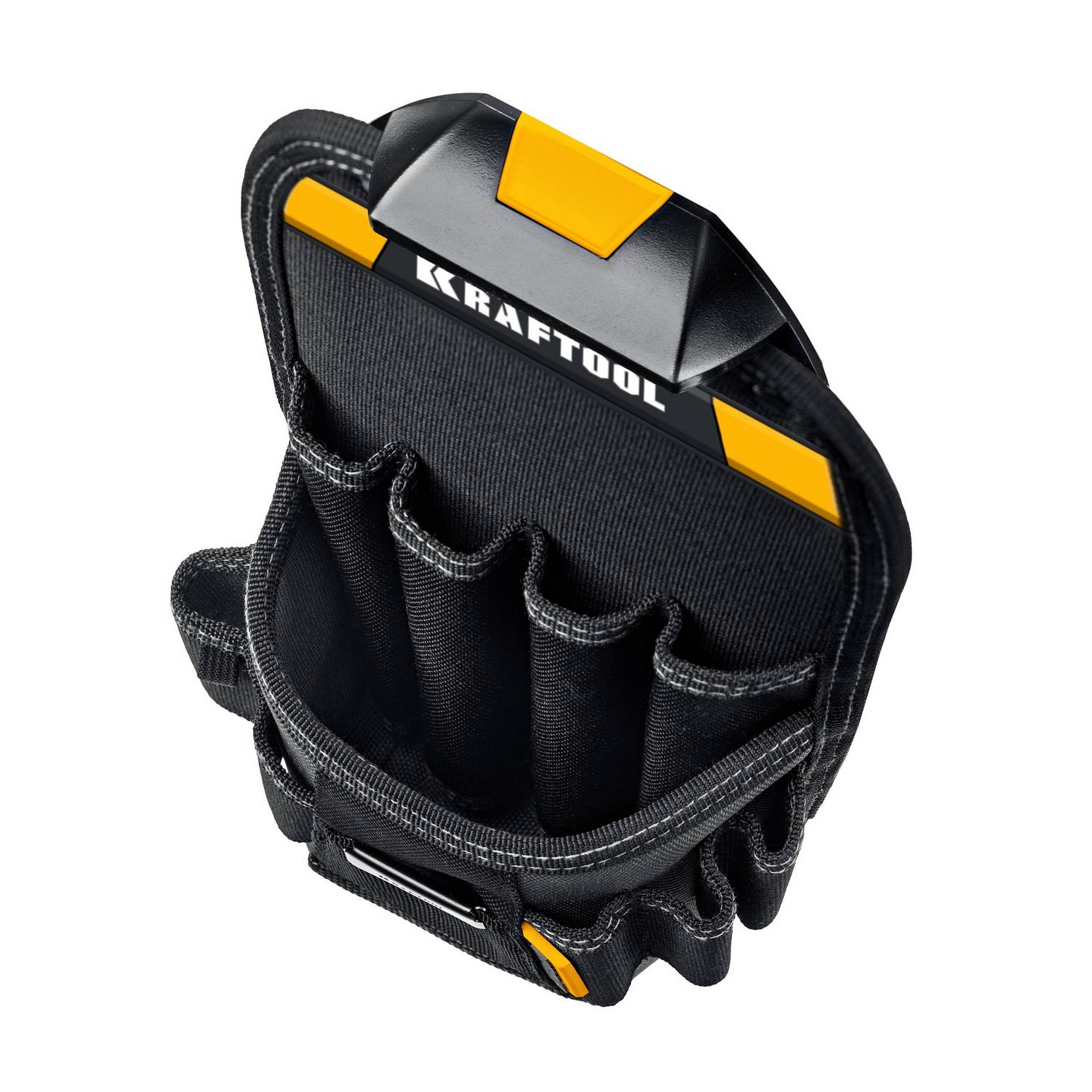 KRAFTOOL  KP-11 с быстросъёмным креплением FastClip, 11 карманов и петель, 170 х 360 мм, поясная сумка  {38777}