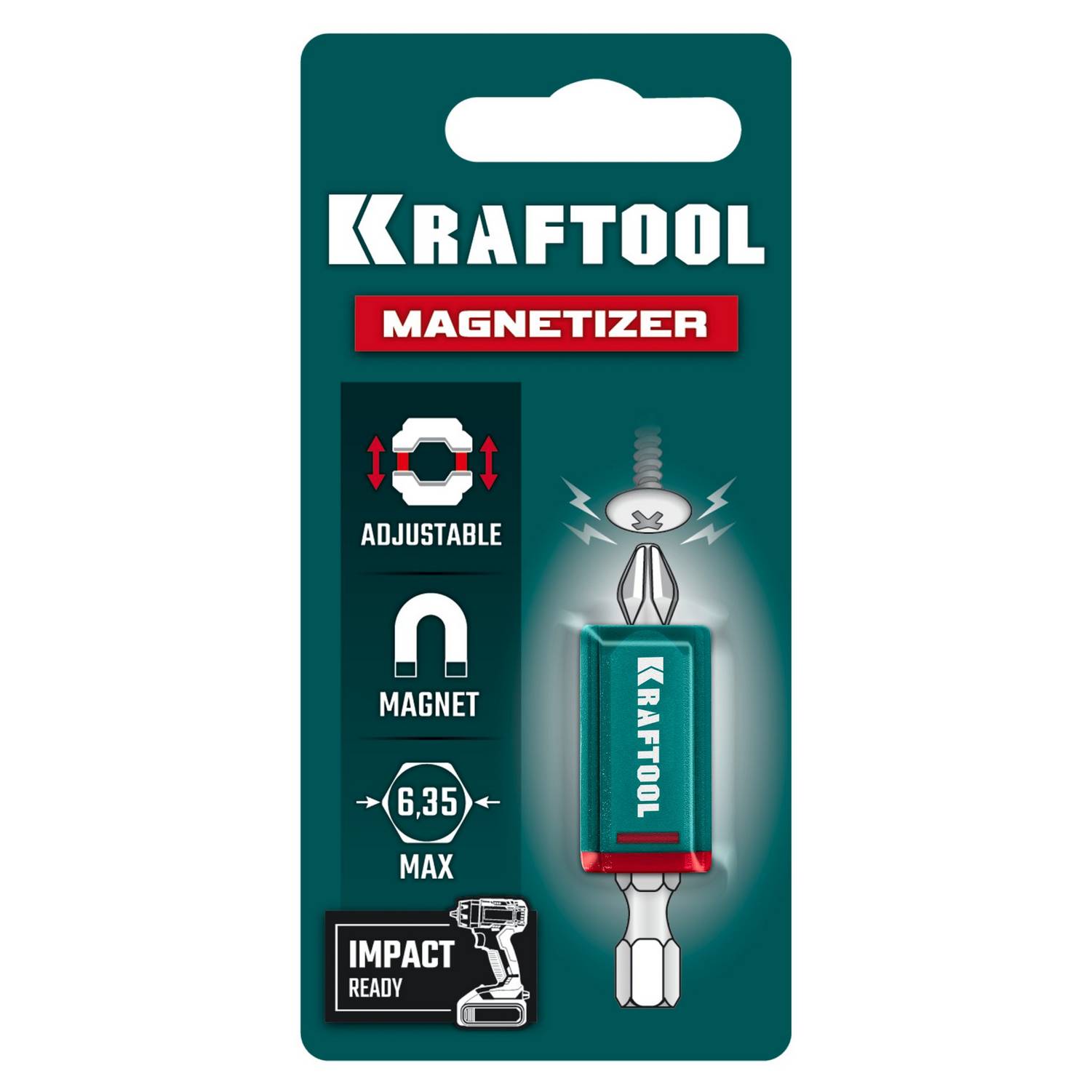 KRAFTOOL MAGNETIZER магнитный держатель для крепежа  (26777)