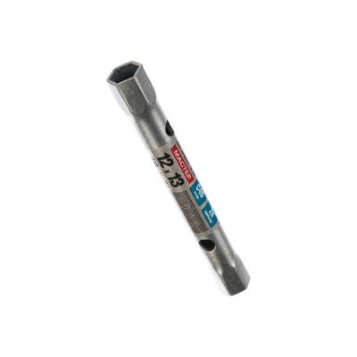 Ключ торцовый ЗУБР "Мастер", трубчатый двухсторонний, прямой, 12х13мм {27162-12-13}