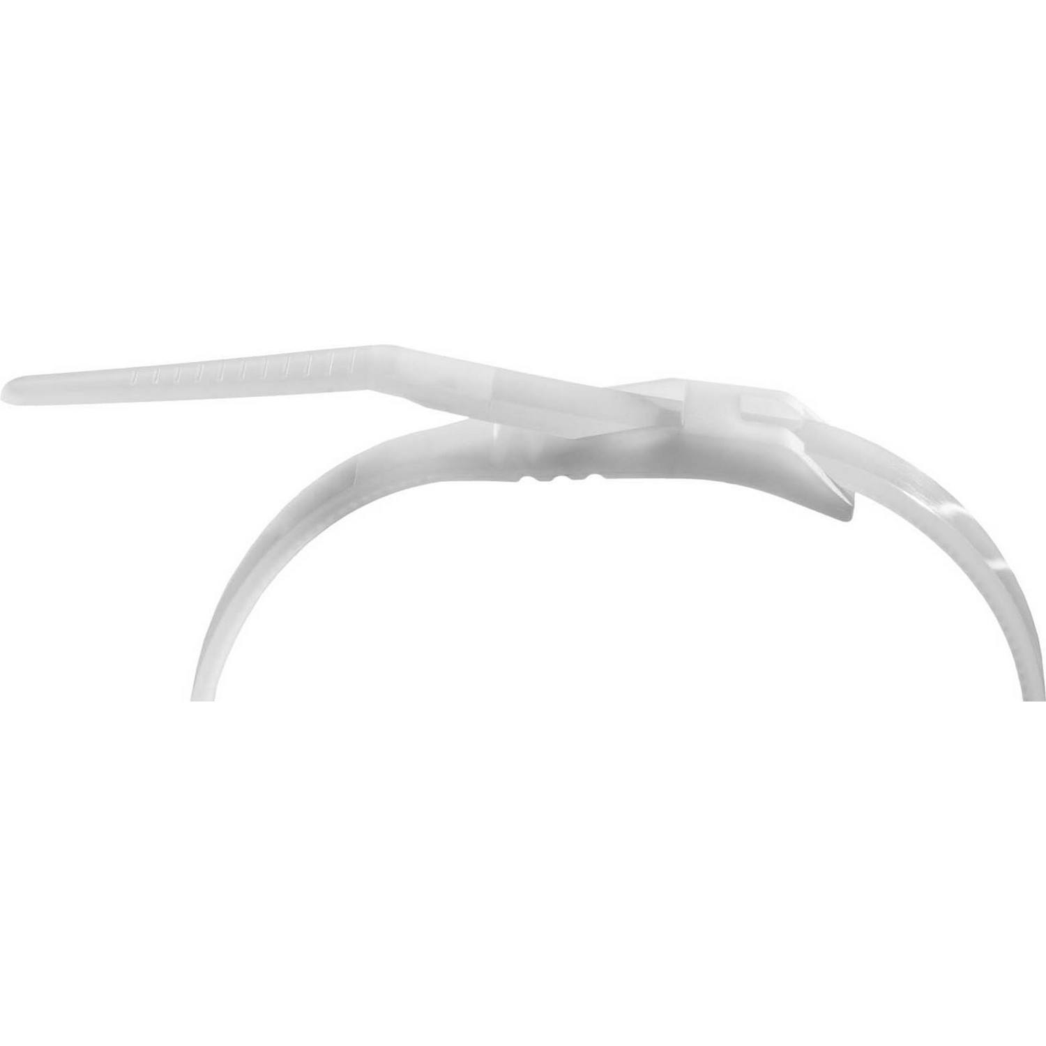 ЗУБР  КОБРА, 3.6 x 280 мм, нейлон РА66, 50 шт, белые, кабельные стяжки с плоским замком, Профессионал (30930-36-280)