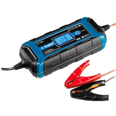 ЗУБР  ЗУ-120, 6/12 В, 4 А, интеллектуальное зарядное устройство для аккумуляторов, Профессионал (59300)