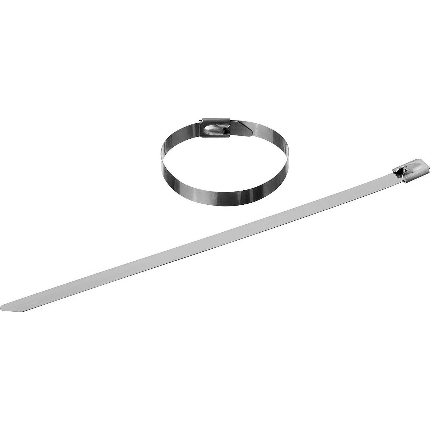 Кабельные стяжки нержавеющие КС-Н, 4.6 х 400 мм, 50 шт, ЗУБР {30971-46-400}