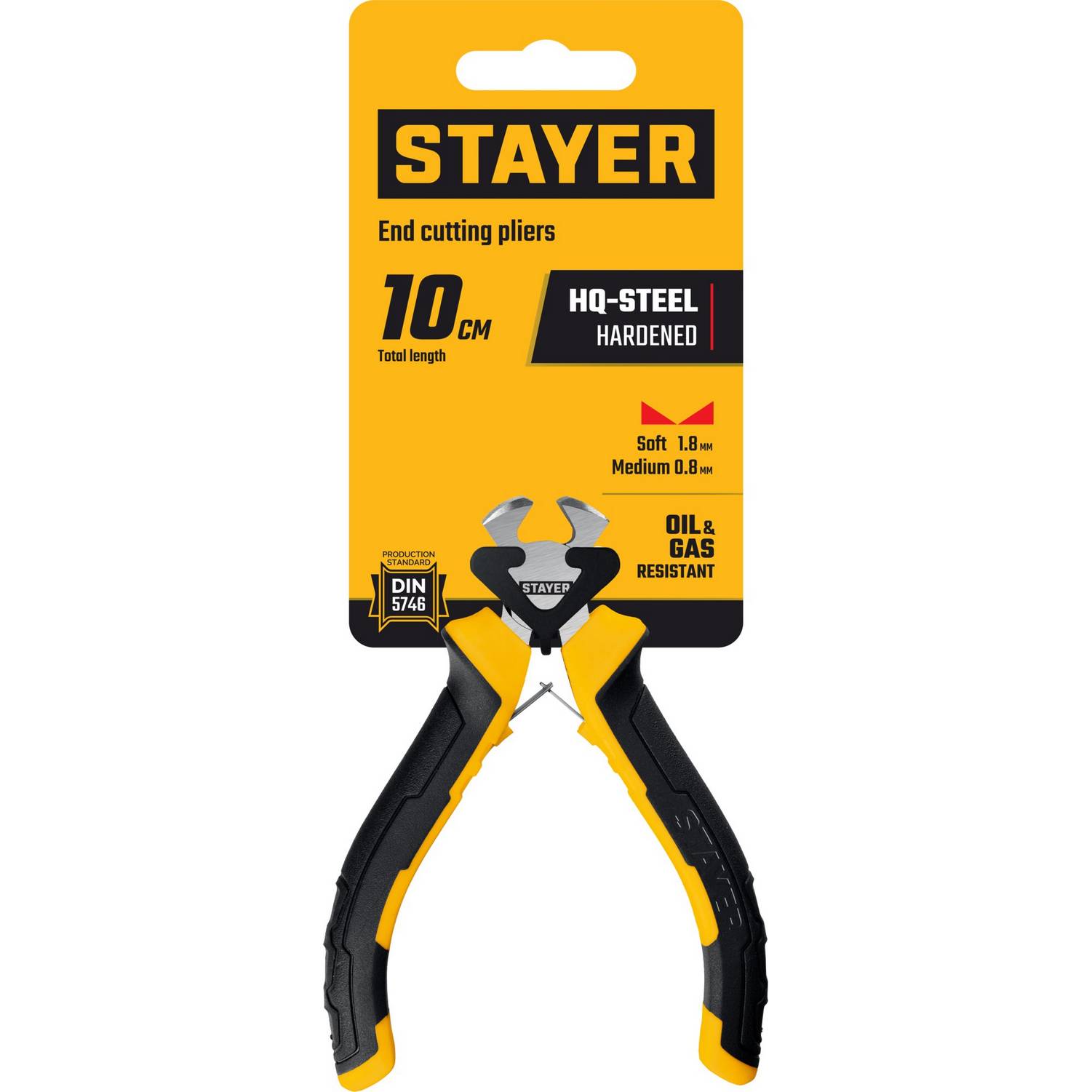 STAYER  105 мм, Мини-кусачки торцовые {2218-7_z03}