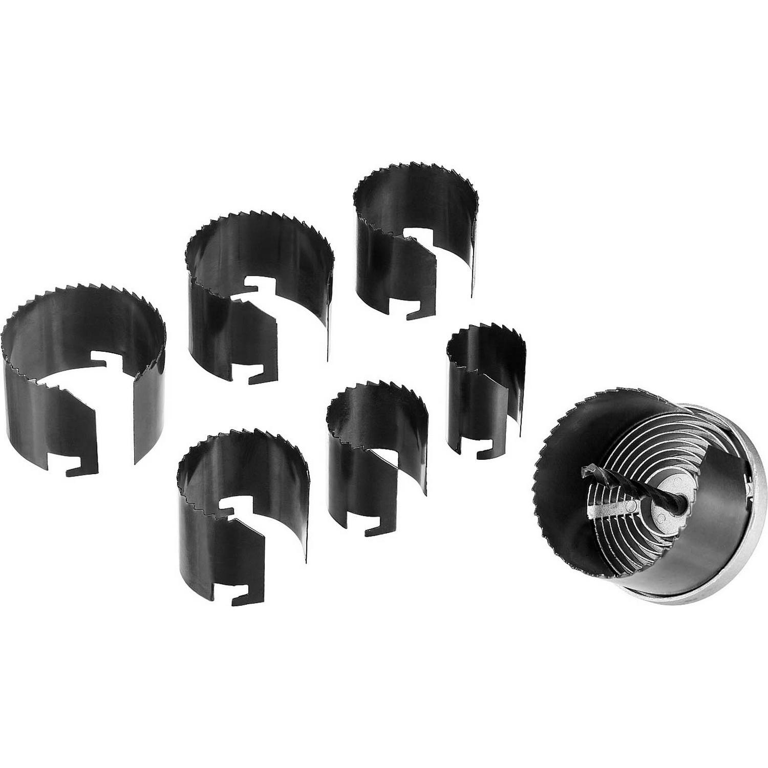 STAYER 7 шт(26-64/32мм), пила сегментная наборная по дереву, 26-32-38-45-50-56-64х32мм {2956-1,5}