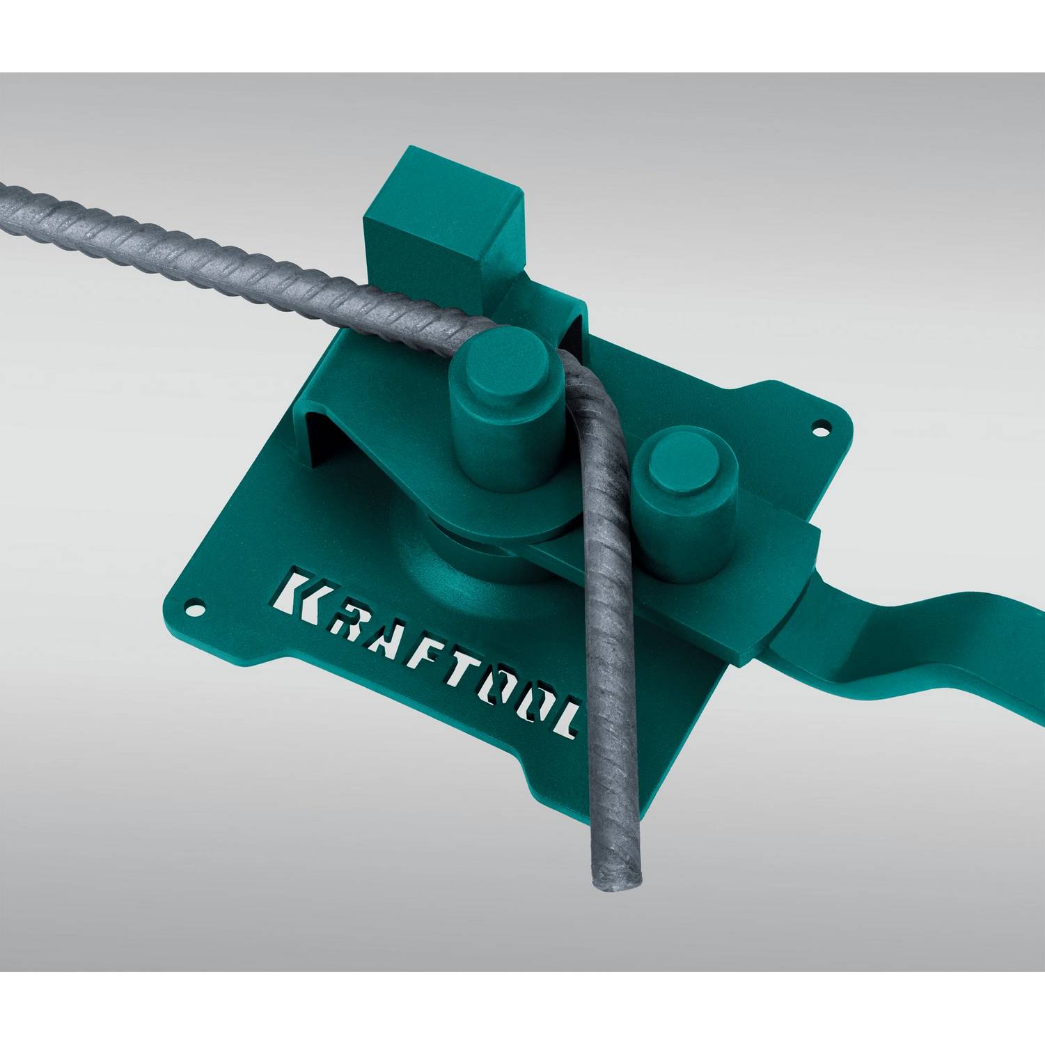 Ручной станок для гибки арматуры на подшипнике KRAFTOOL 12 PT, плавный гиб {23305}