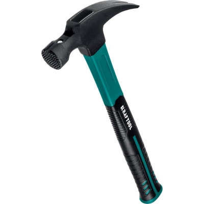 KRAFTOOL Fiberglass 560 г молоток-гвоздодёр столярный c фиберглассовой рукояткой {20265-56_z01}