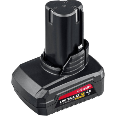 ЗУБР  С1-12, 12 В, 4.0 Ач, аккумуляторная батарея  {АКБ-С1-12-4}