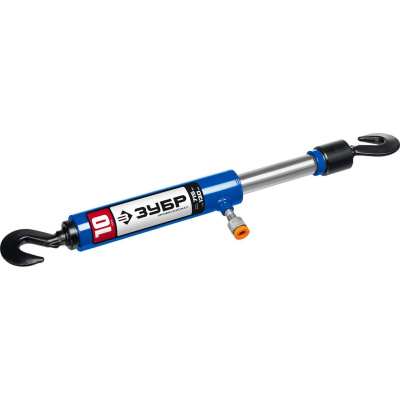 ЗУБР 10т стяжка гидравлическая с 2 крюками, Профессионал {43023-10}