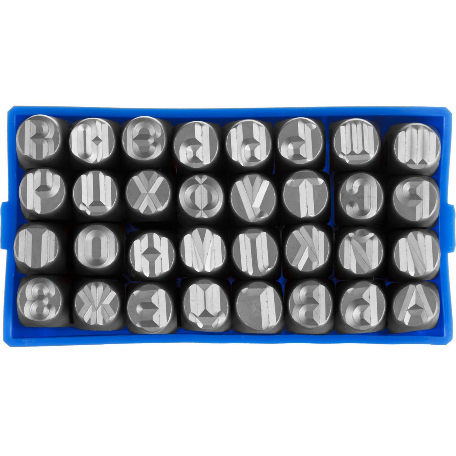 Клейма ЗУБР буквенные кириллица, шрифт 8мм {21503-08_z01}