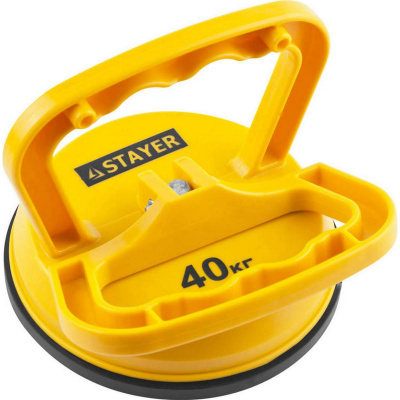 Стеклодомкрат STAYER "MASTER" MAXLift, пластмассовый, одинарный, 40кг {33718-1}