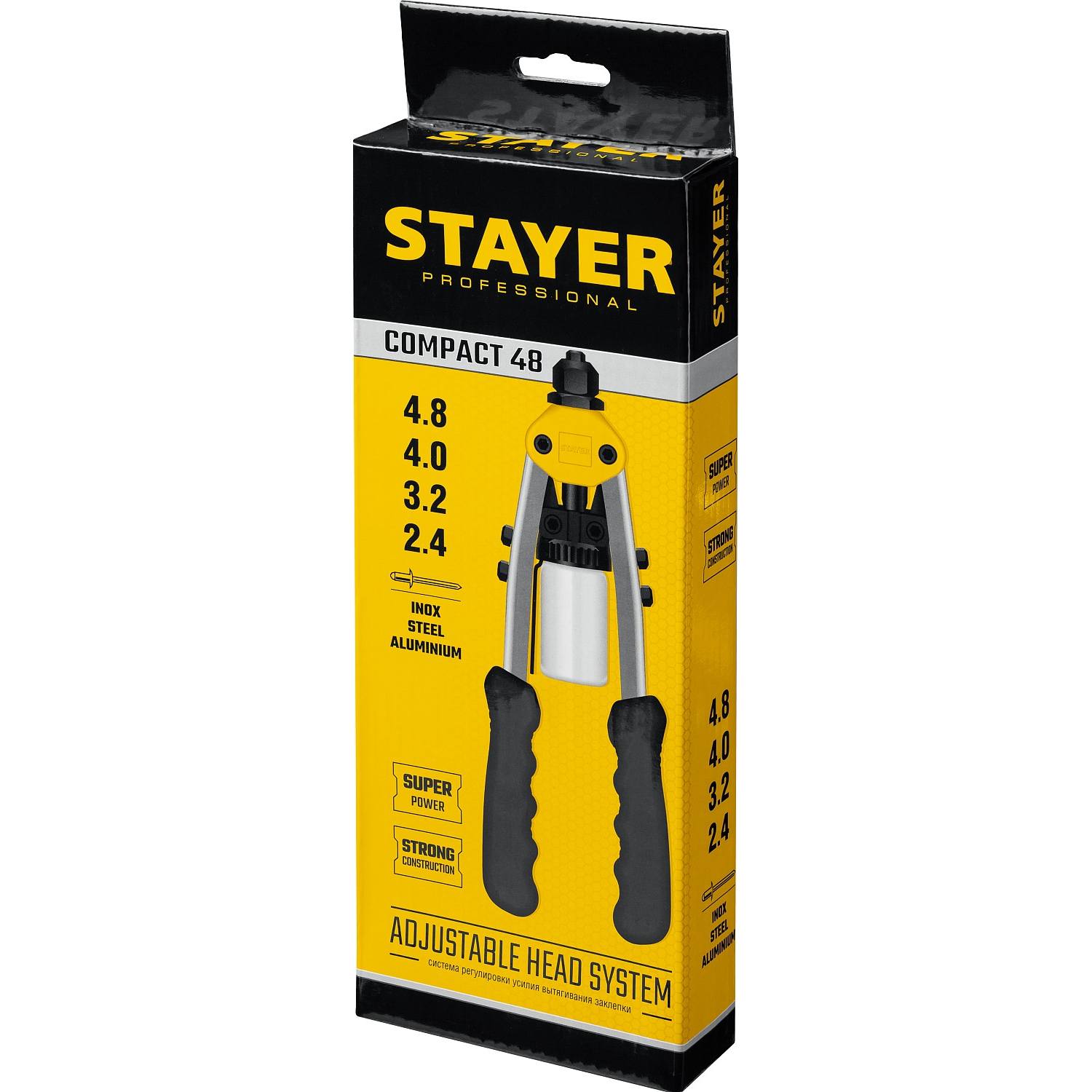 STAYER Compact-48  компактный двуручный заклепочник {3116_z01}