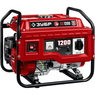 СБ-1200 бензиновый генератор, 1200 Вт, ЗУБР {СБ-1200}