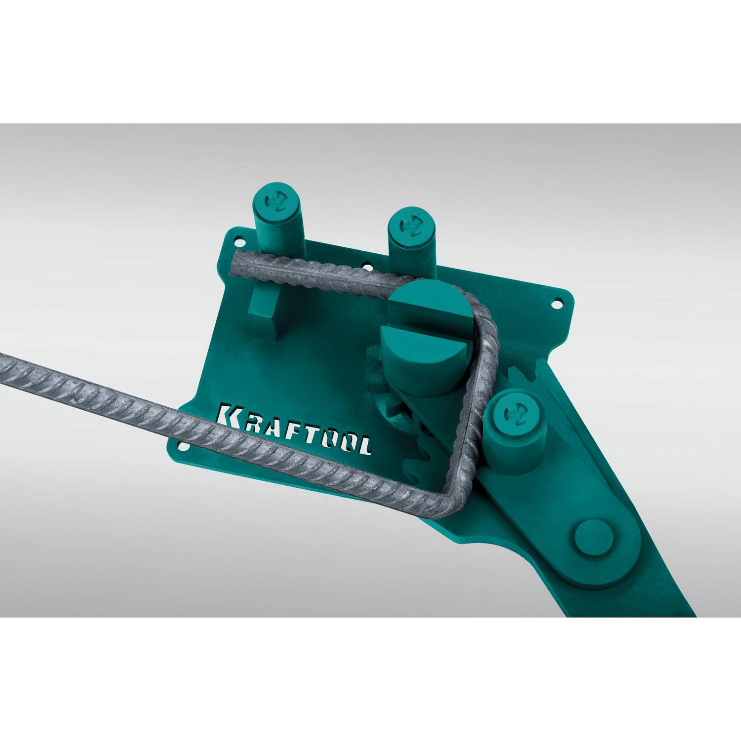 KRAFTOOL  16D, 6-16 мм, острый и плавный гиб, ручной станок для гибки арматуры c зубчатой передачей  {23301}