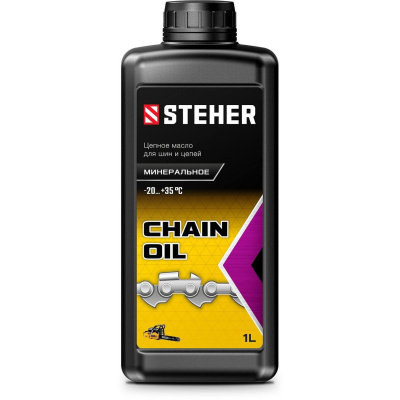 STEHER цепное минеральное масло для бензо и электропил, 1 л {76020-1}
