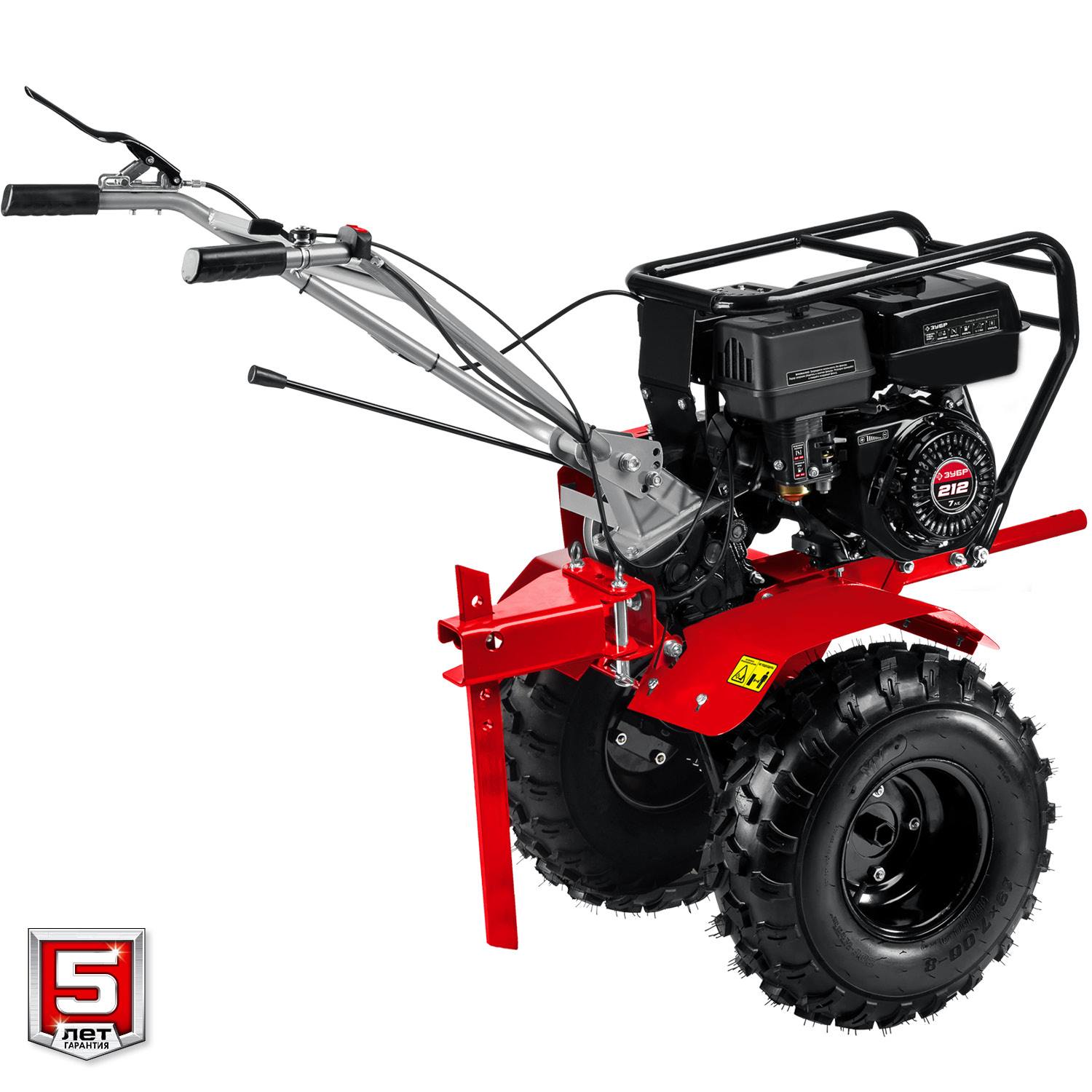 ЗУБР МТУ-450 мотоблок бензиновый усиленный, 212 см3 {МТУ-450}