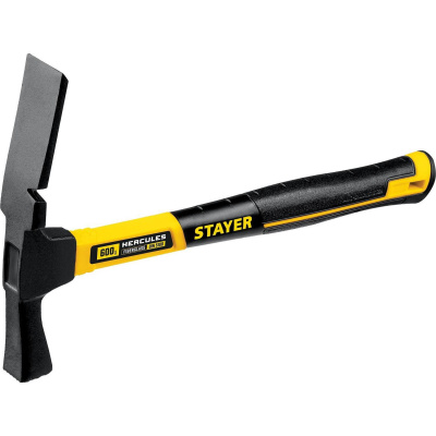 Молоток каменщика с фиберглассовой рукояткой STAYER Hercules 600 г {20161_z01}