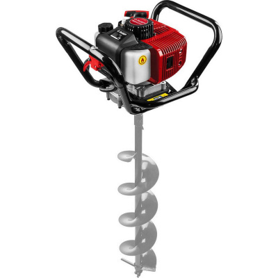 Мотобур (бензобур), d=60-200 мм, 52 см3, 1 оператор, ЗУБР {МБ1-200}