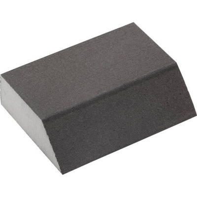 ЗУБР  Р320, 100 х 68 х 42 х 26 мм, водостойкая, четырехсторонняя угловая шлифовальная губка (35613-320)