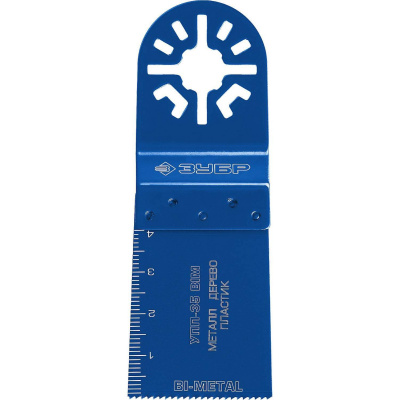 ЗУБР  УПП-35 BIM UniLock, 35 x 40 мм, OIS-хвост., насадка универсальная прямая пильная, Профессионал (15561-35)