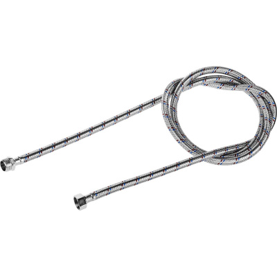 Подводка гибкая ЗУБР для воды, оплетка из нержавеющей стали, г/ш 1/2" - 1,8м {51005-G/S-180}