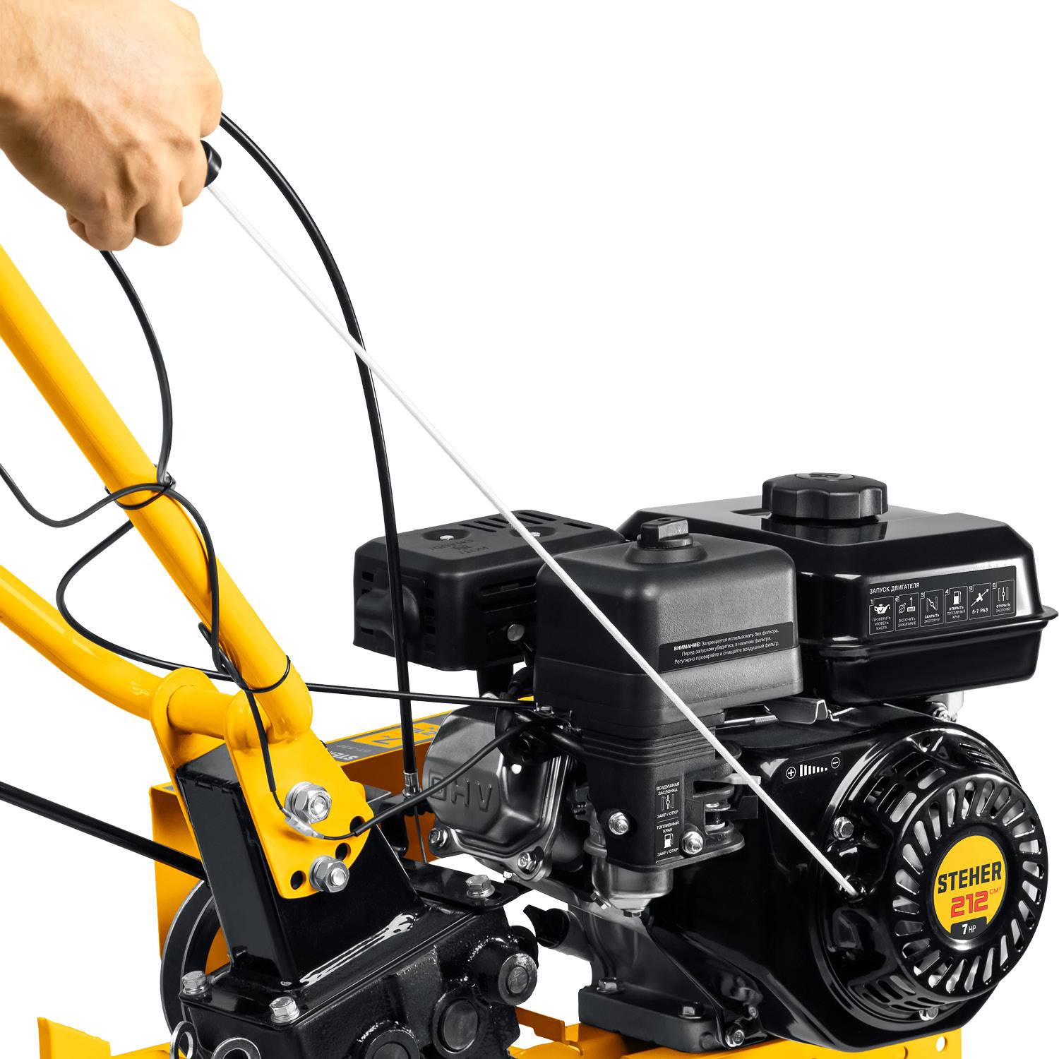 Бензиновый мотоблок STEHER, 7 л.с. {GT-330}