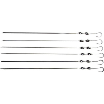 Набор GRINDA "BARBECUE": Шампуры, уголок, 450мм, 6шт в упаковке {427755}