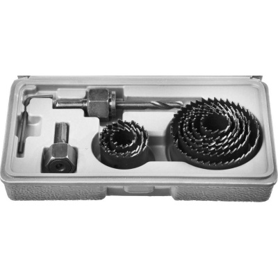 STAYER Maxcut 9шт, набор кольцевых коронок по дереву 11-64мм {29600-H11}